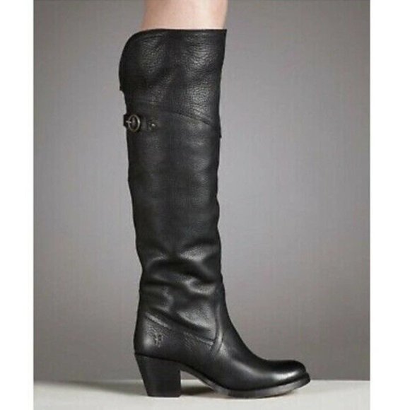 Frye Shoes - FRYE Leather Jane Knee High Riding Boots - Size 7